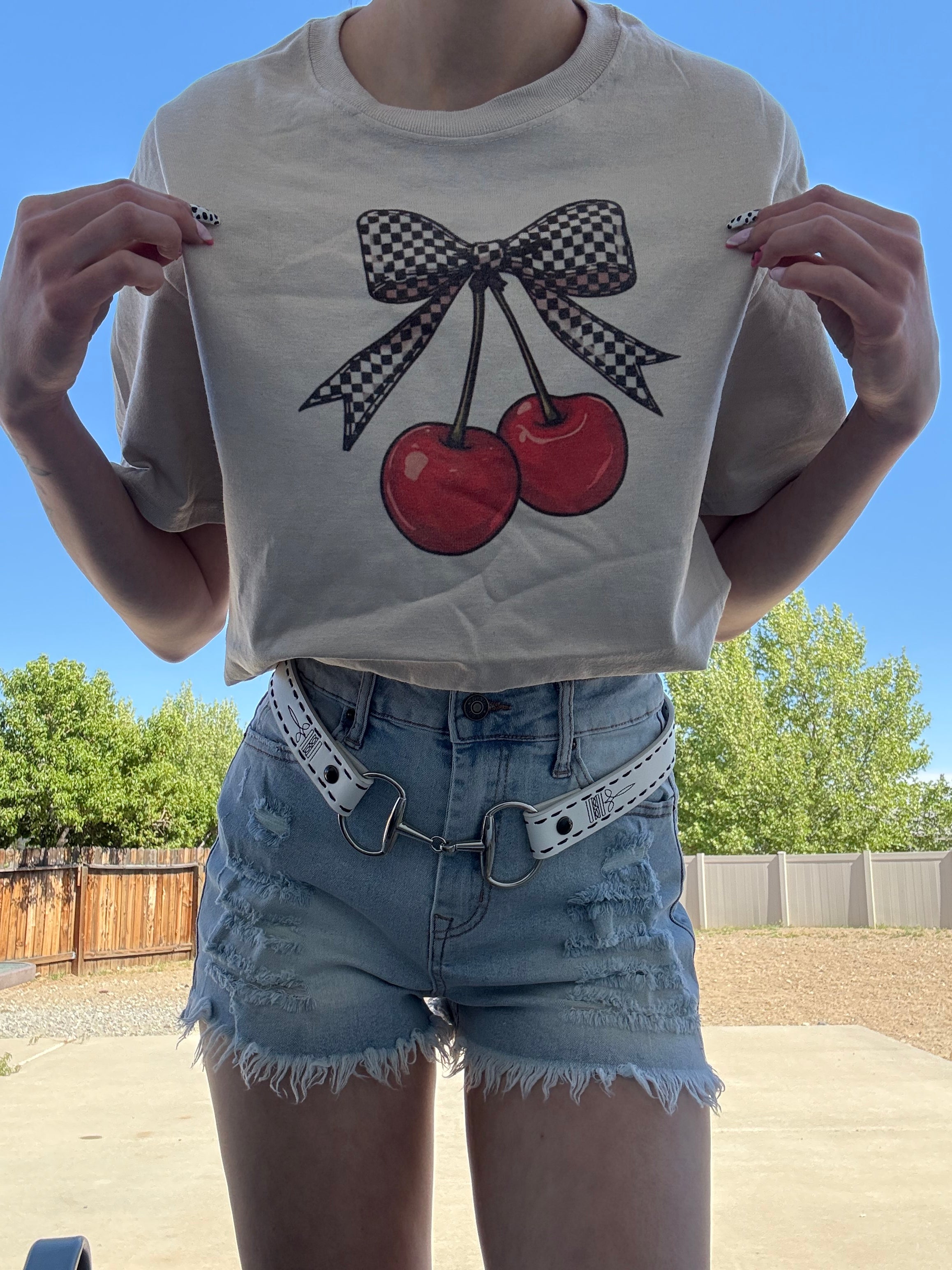 Checkered Cherry Shirt