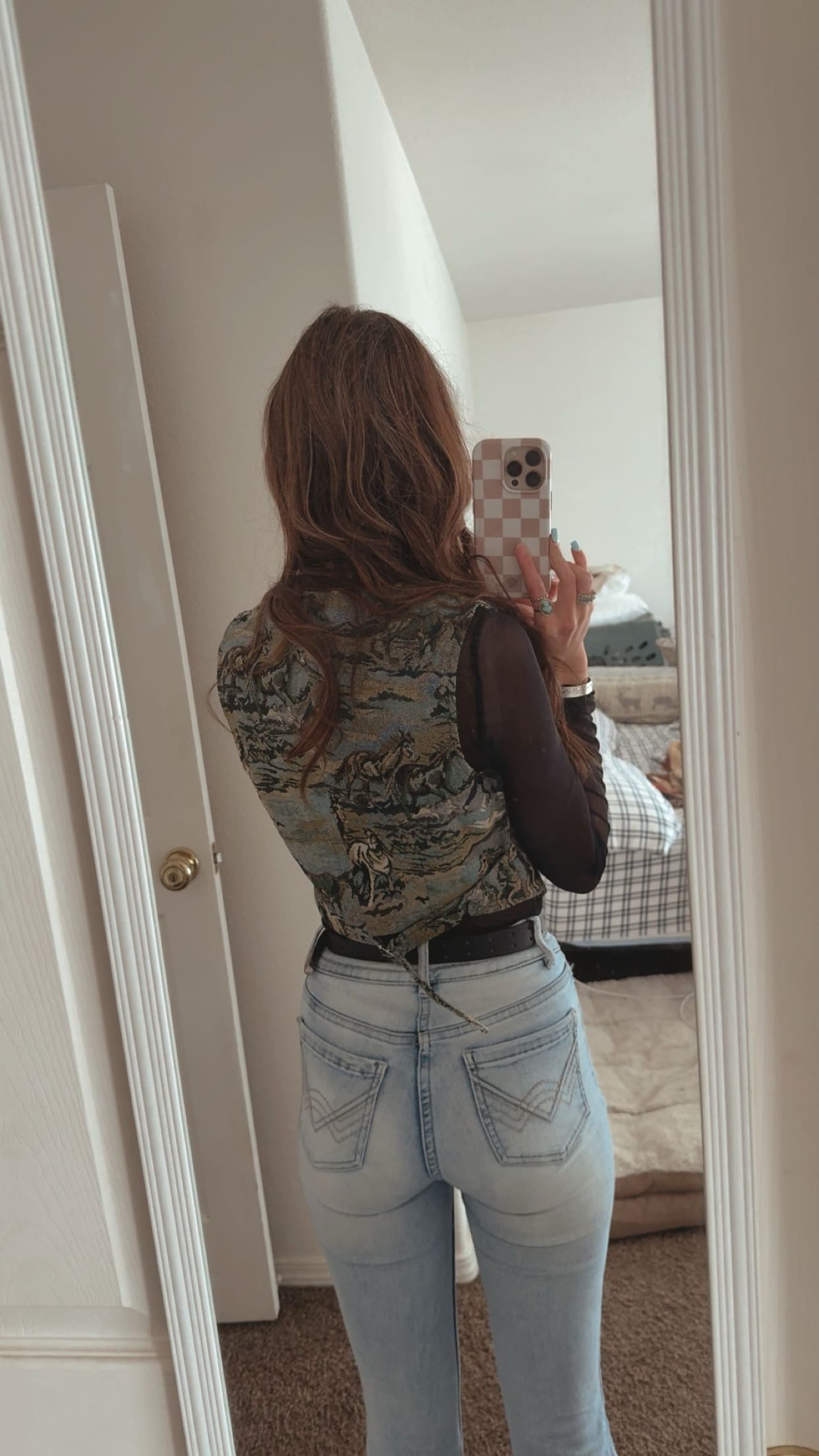 Wild Horse Tapestry Vest