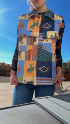 Cowboy Patchwork Vest