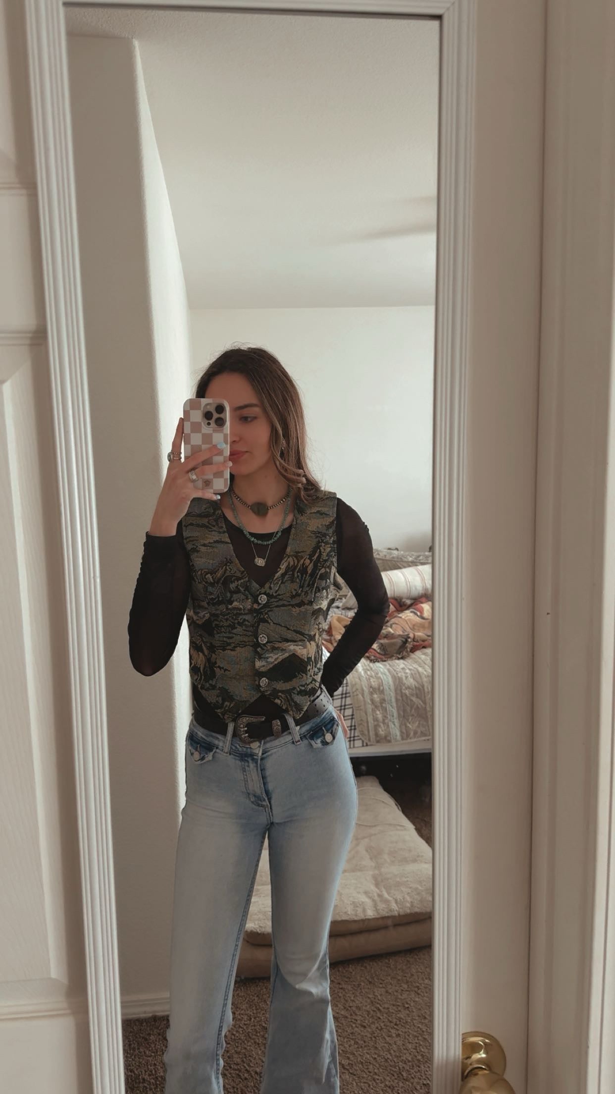 Wild Horse Tapestry Vest