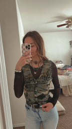 Wild Horse Tapestry Vest