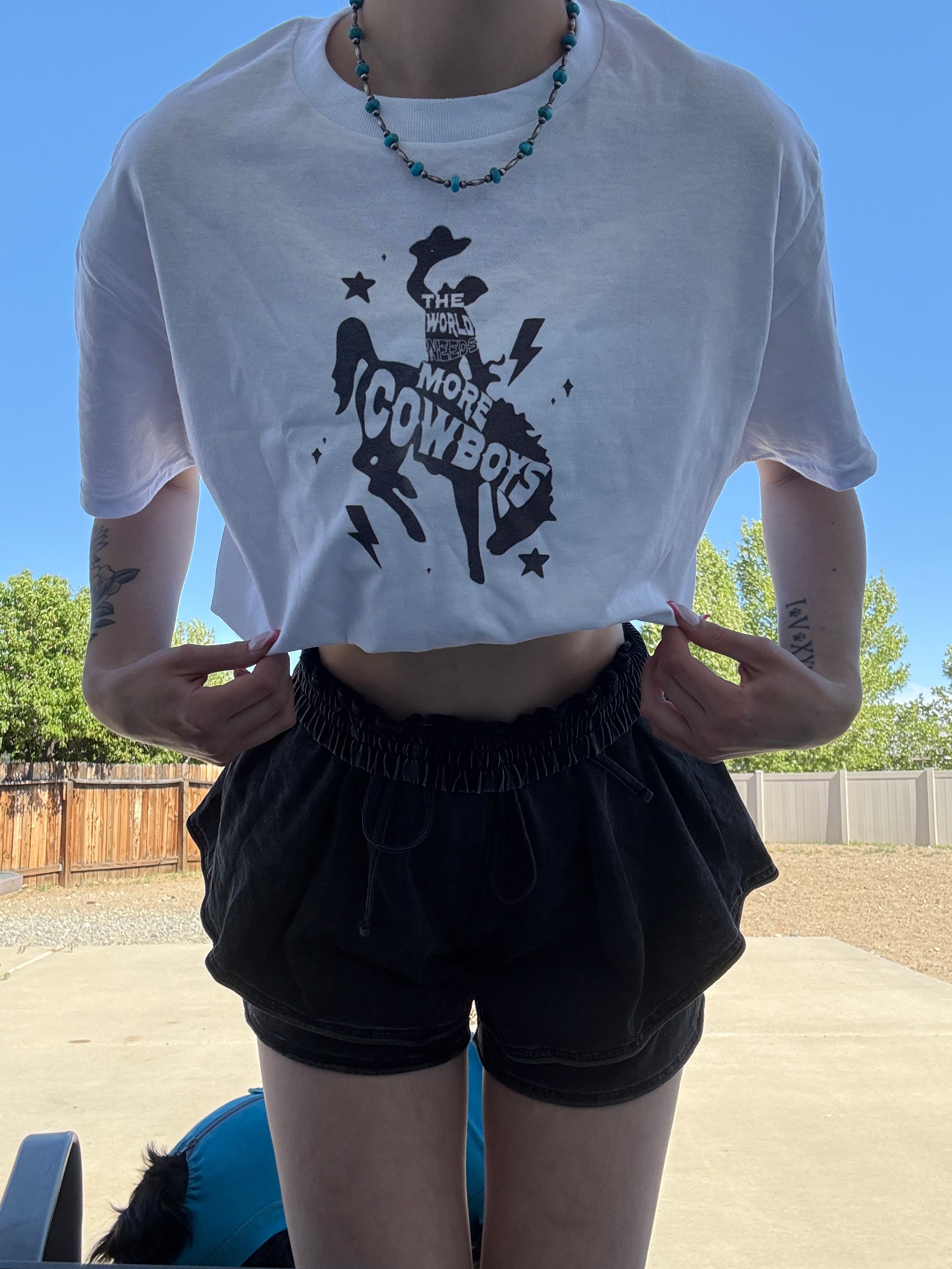 The World Needs More Cowboys Short Sleeve