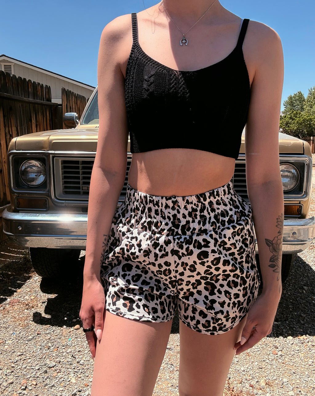 Cheetah Print Shorts