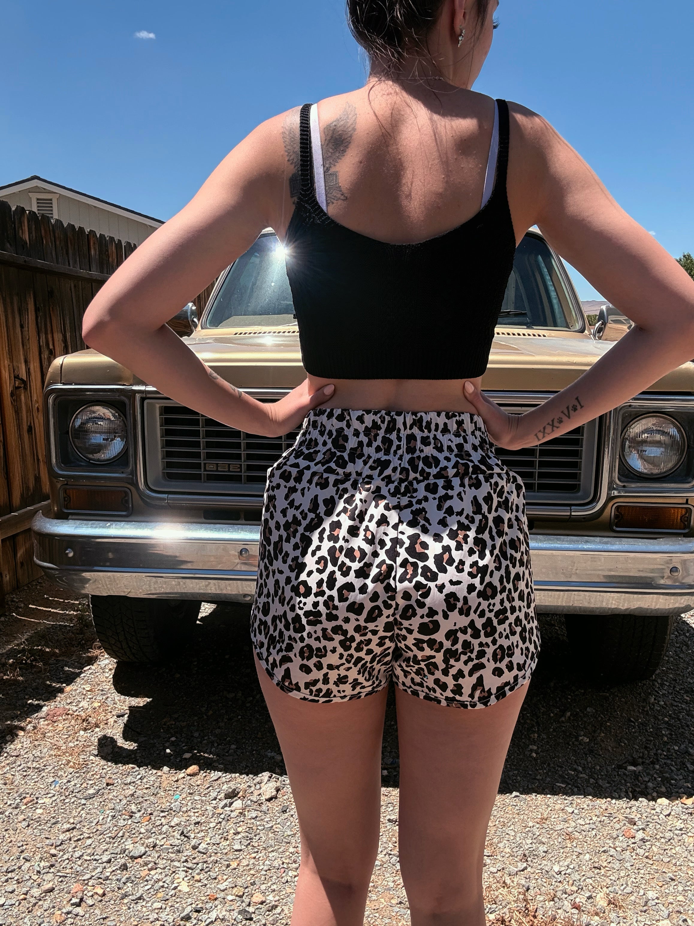 Cheetah Print Shorts
