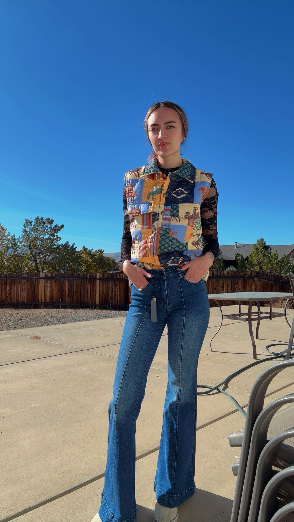 Cowboy Patchwork Vest