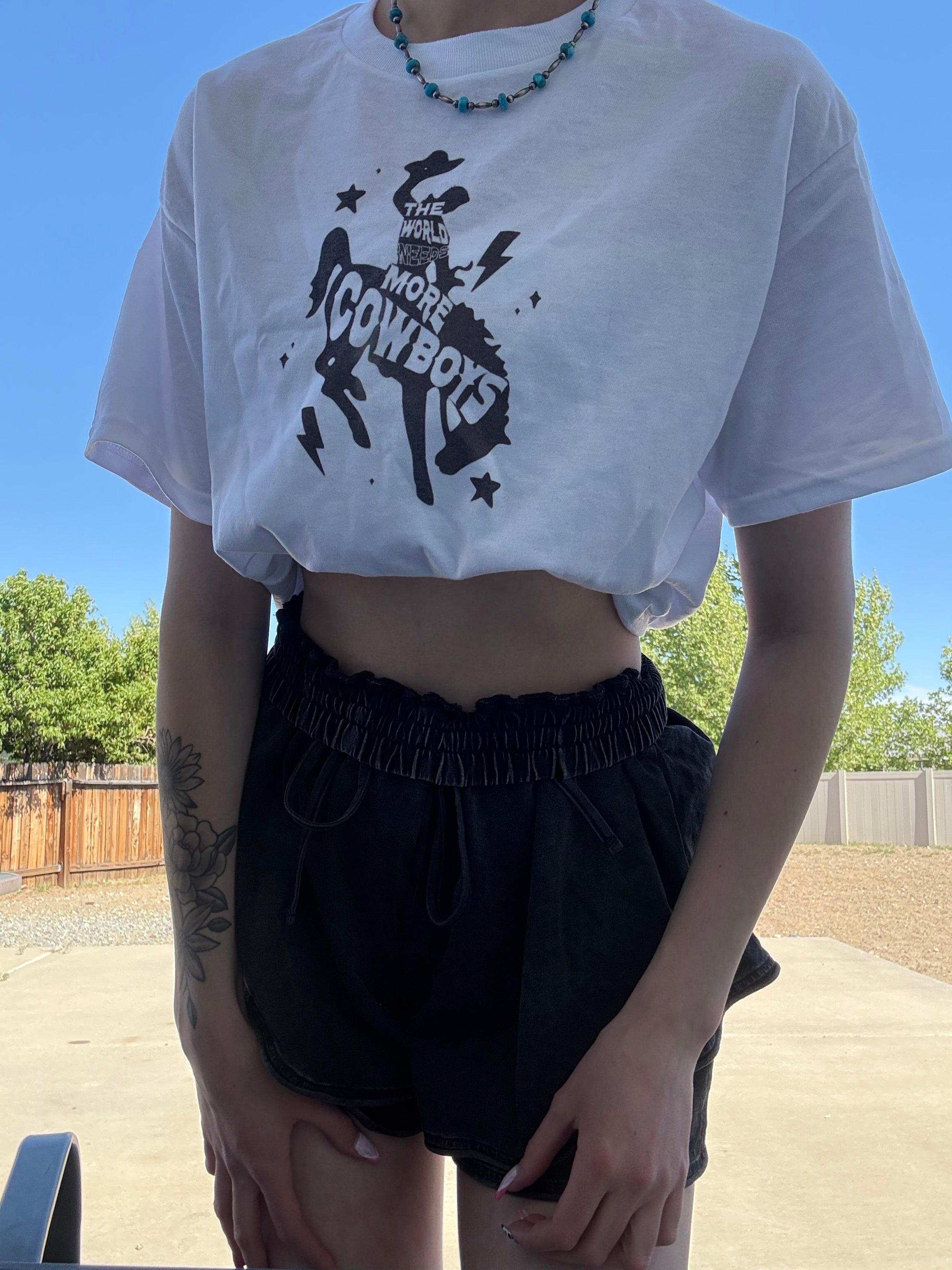 The World Needs More Cowboys Short Sleeve