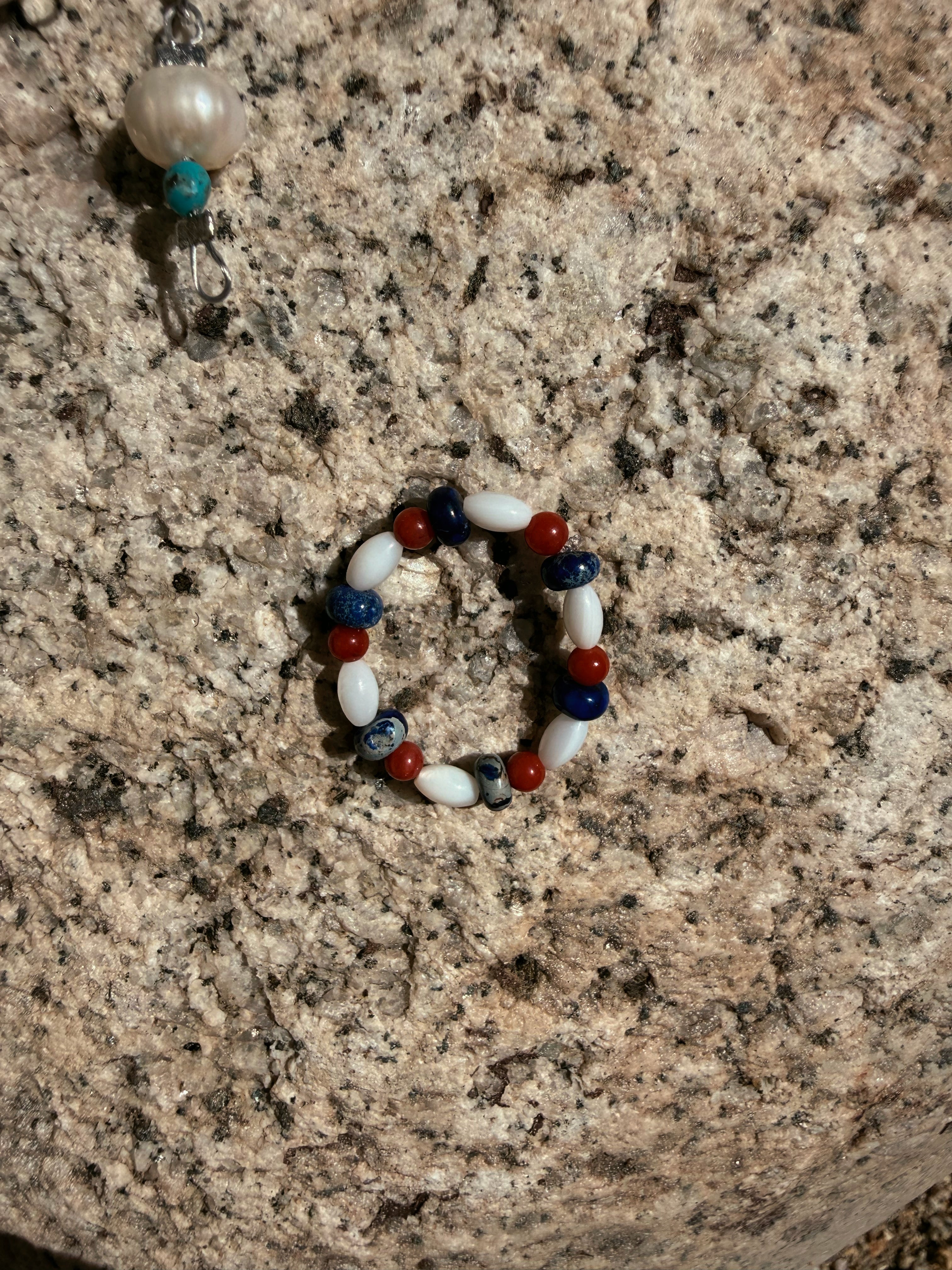 Red, White & Blue Stretch Ring