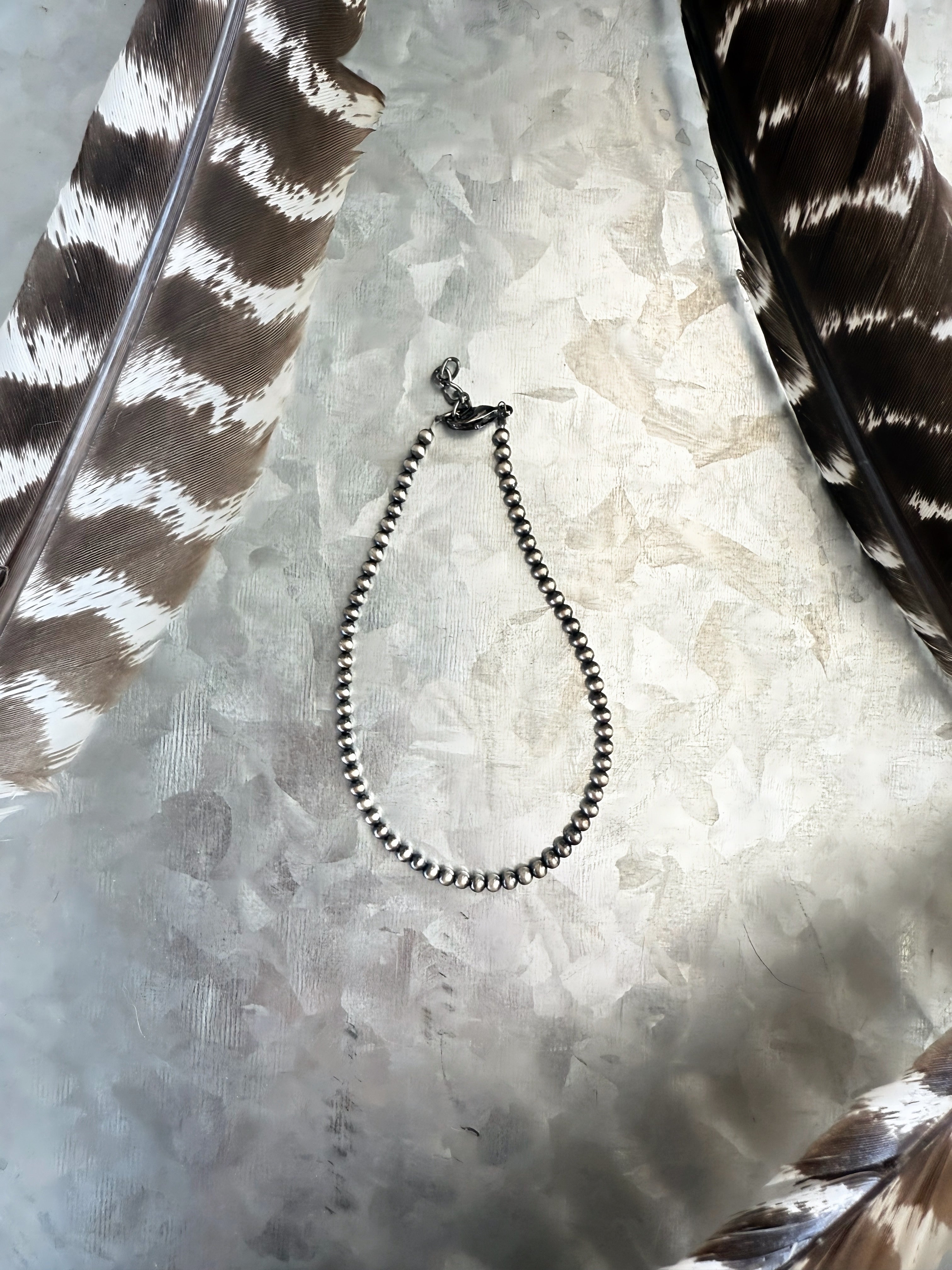 Sterling Silver Pearl Anklet (MTO)